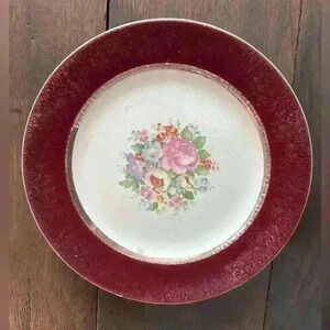Vintage Century by Salem 23 Karat Gold Encrusted Dinner Plate